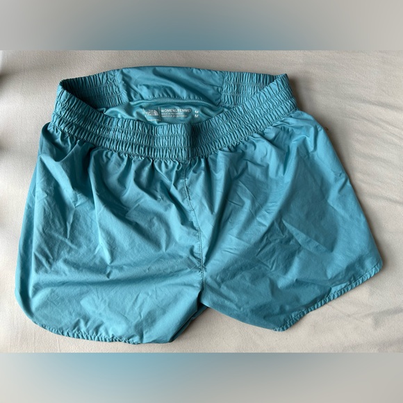 The North Face Pants - The North Face Teal Elastic Waistband Shorts